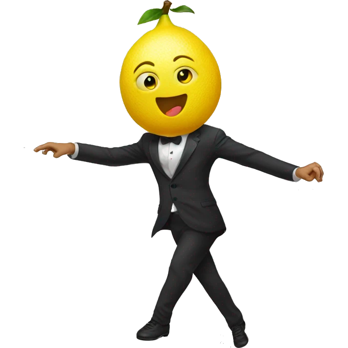 Dancing lemon  emoji
