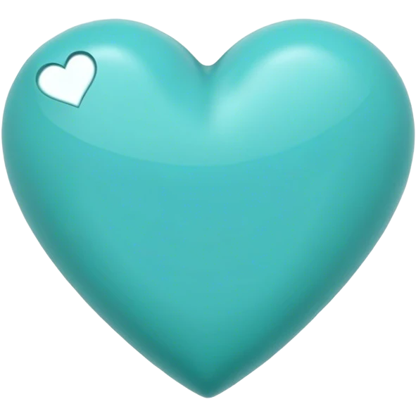 Serce turkusowe emoji