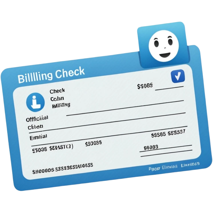 billing check emoji