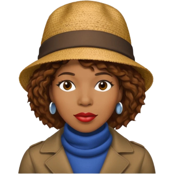 Macy Gray with brown hair emoji