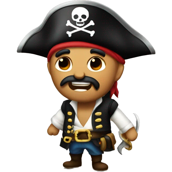 pirate saying yarrr emoji