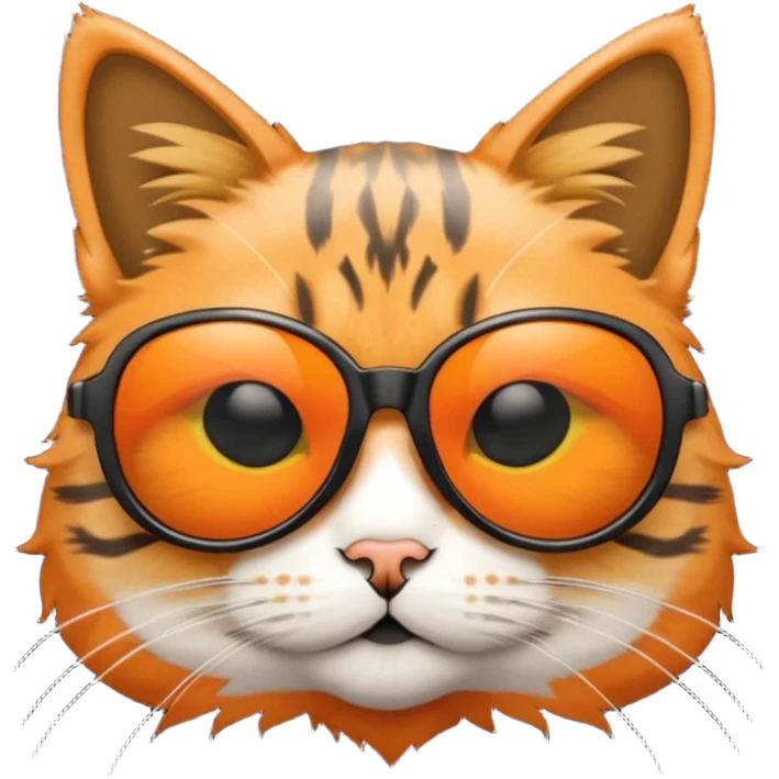 Cat wearing sunglasses emoji