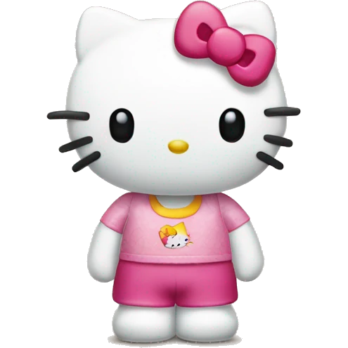 tan hello kitty emoji