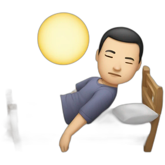 Chineese-man-sleeping emoji