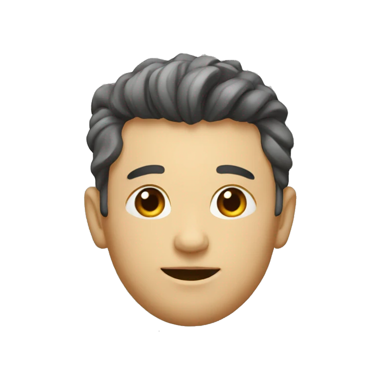 Homme avec grosse calvitie emoji