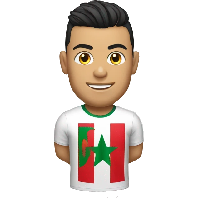 Cr7 t-shirt Maroc  emoji