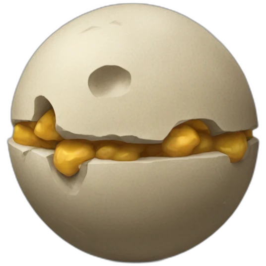 bola de piedra emoji