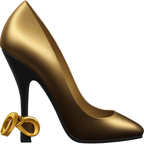 ysl high heels emoji