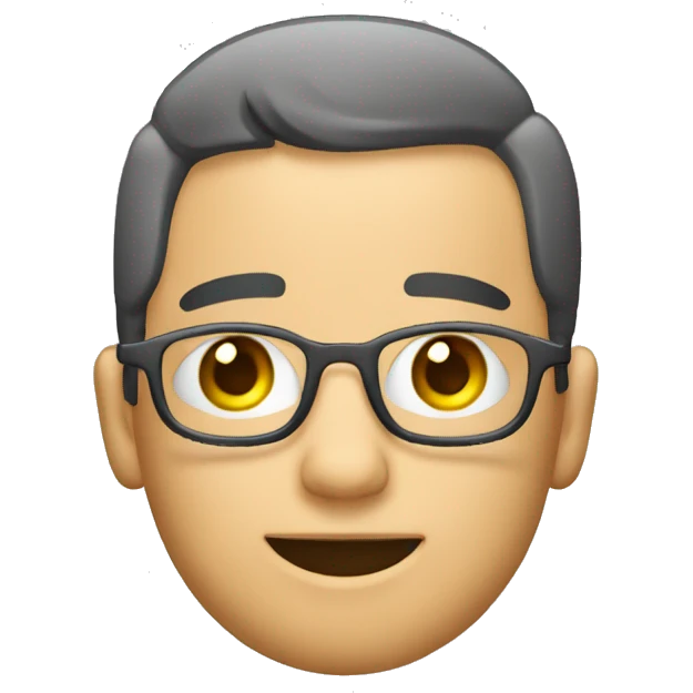 Menino moreno com fone de ouvido emoji