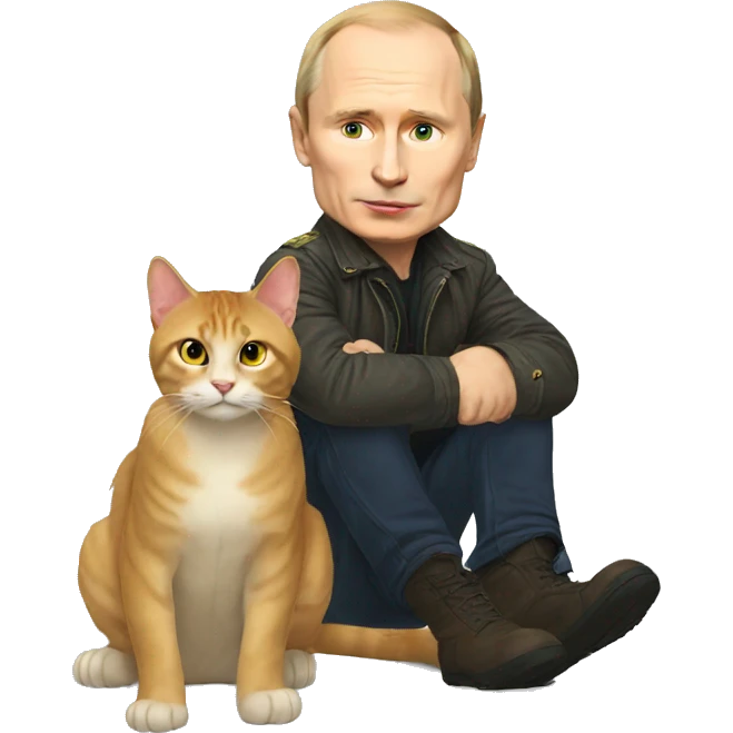 putin with cat emoji