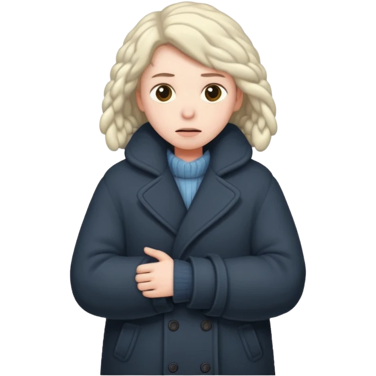 very cold person emoji