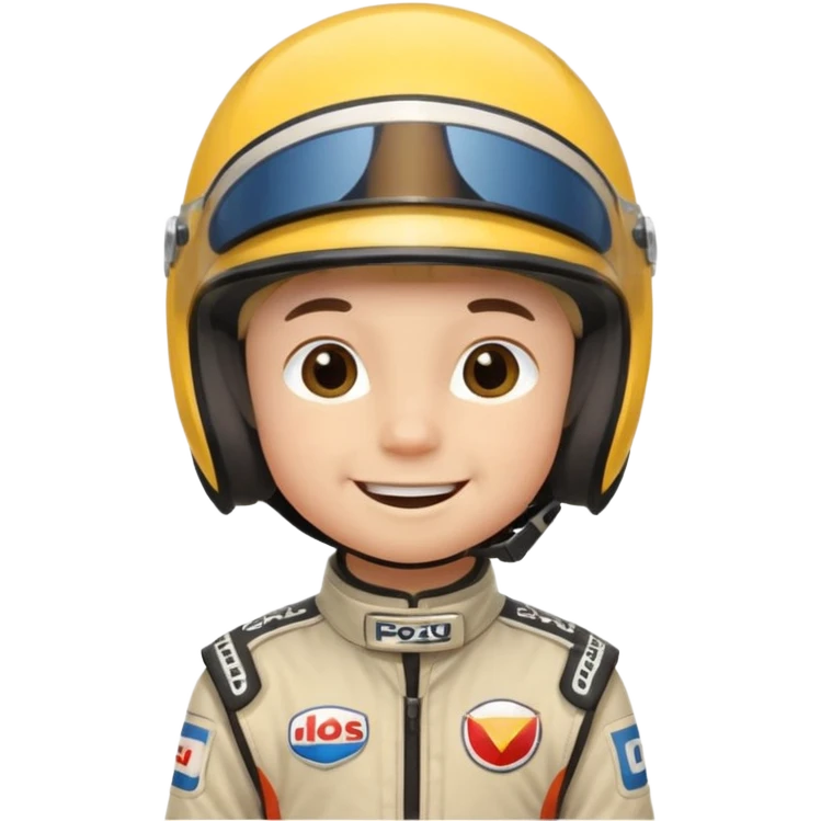 small kid rally driver

 emoji