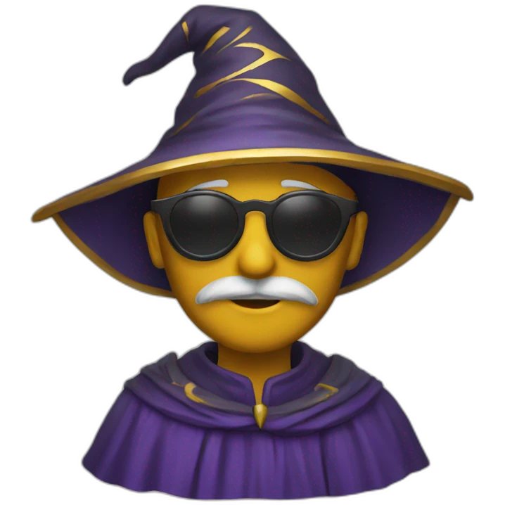 wizard sunglasses emoji