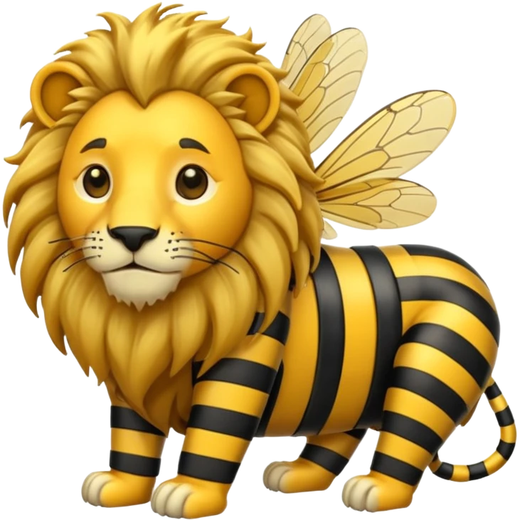 hose bee lion emoji