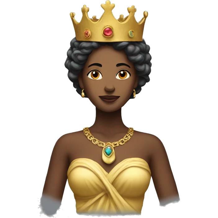Goddess with crown emoji