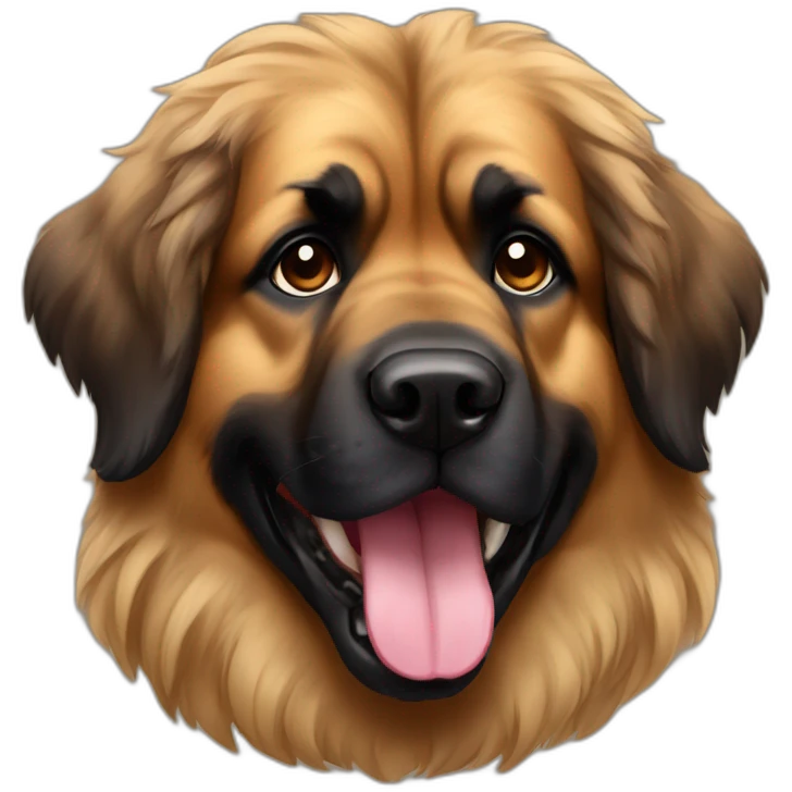 Leonberger dog emoji