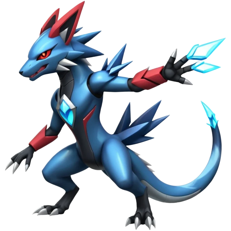 Futuristic Modern Zeraora-Dialga-Zoroark-fusion emoji