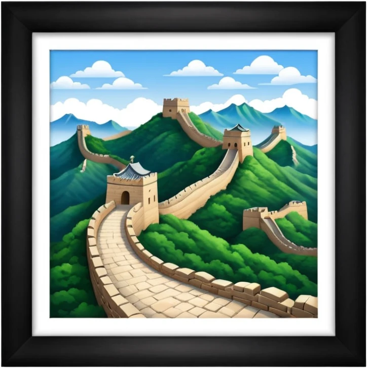 Great wall of china emoji