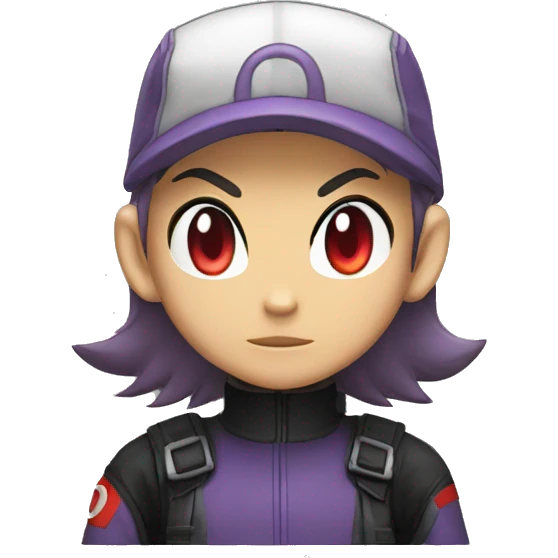 Evil Team rocket Pokemon trainer emoji