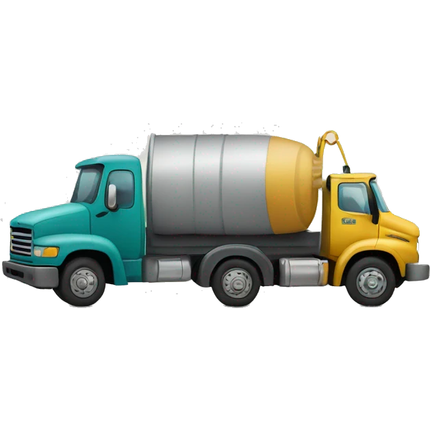 truck pulling a truck emoji