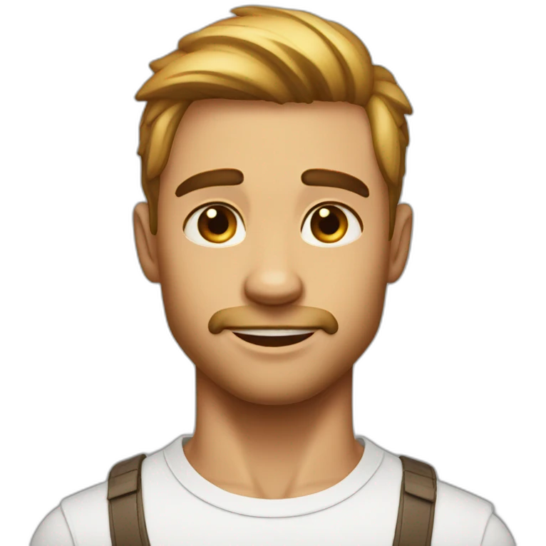 1.8 slight muscle lines, sunny puppy handsome guy, straight man emoji