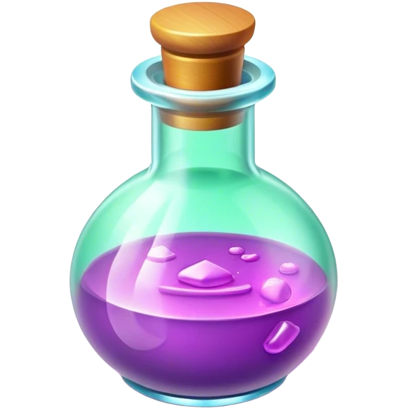 Clash of Clans aesthetic: Cinematic Playful 3D Isometric Health Potion Emoji, rendered in a 3D vector-style similar to standard emojis with minimal shading and bold, simplified shapes. A compact, distinct form with signature details, softly glowing with a fantasy RPG magic charm. Simplified yet unmistakably iconic, highly detailed and consistent, glowing with a soft radiance and high shine. Stylized with a touch of heroic grandeur and a soft glowing outline, capturing the essence of a beloved gaming relic with a friendly, playful manner! emoji