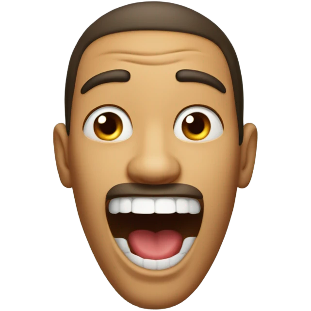 guy with mouth open  emoji
