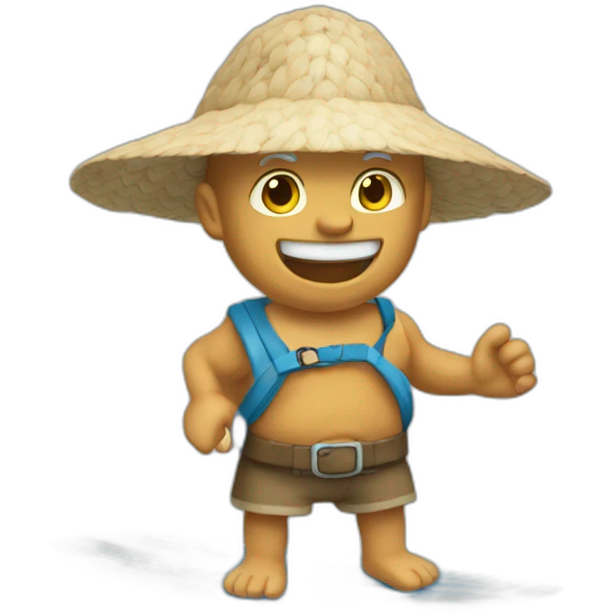 Pape surfeur emoji