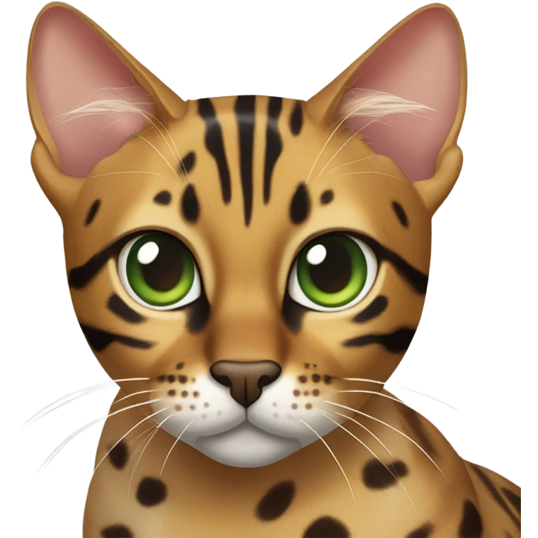 Bengal cat emoji