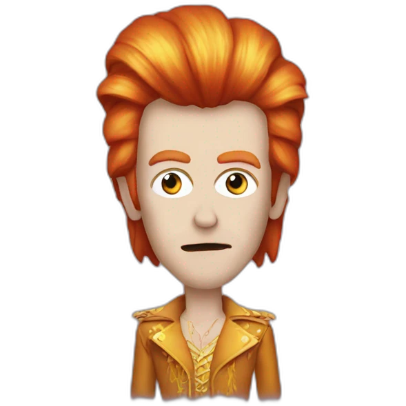 Ziggy stardust emoji