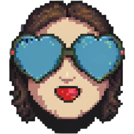 face with heart sunglasses emoji