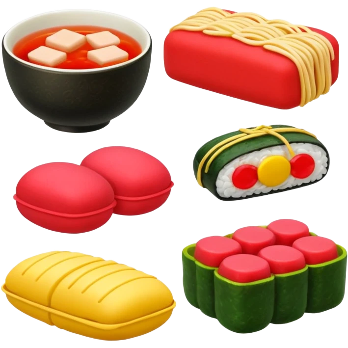 Japanese theme emoji food emoji