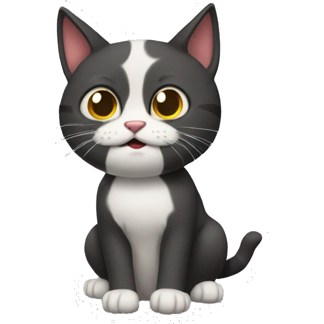 Bad cat emoji