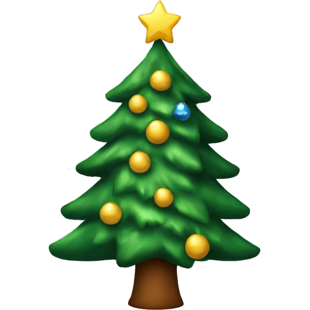 Christmas tree emoji