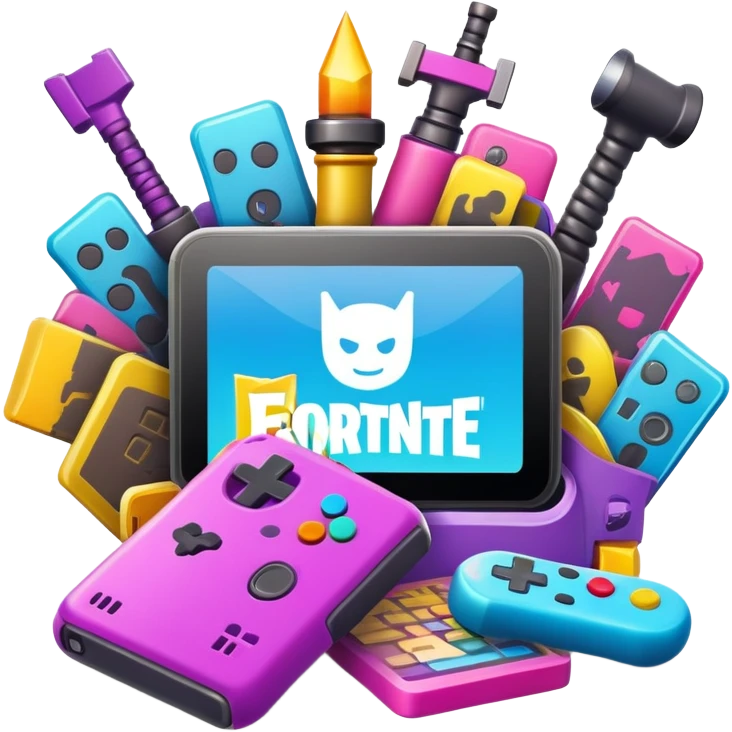 Invitation to play Fortnite on a Friday night emoji