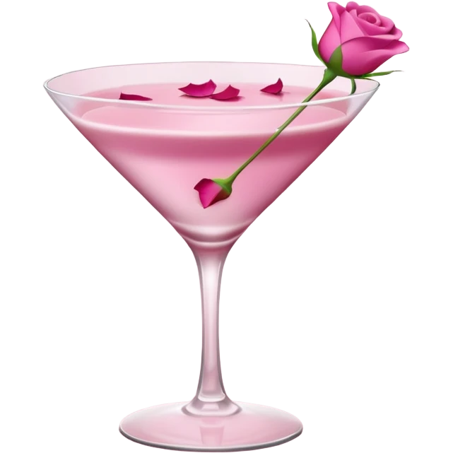 rose martini foamy top emoji