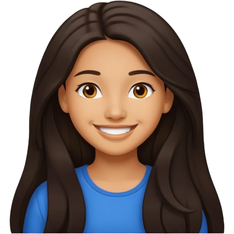 Latina teen not wearing any clothing  emoji