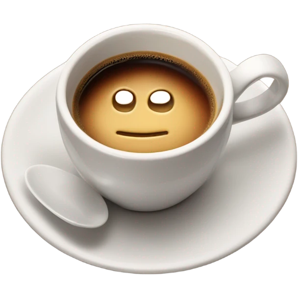 lungo black coffee emoji