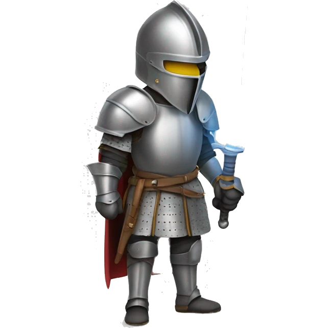 knight with a light sabor emoji