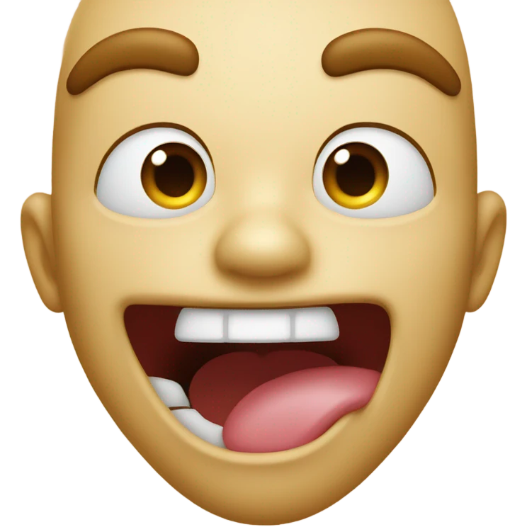Guy drooling emoji