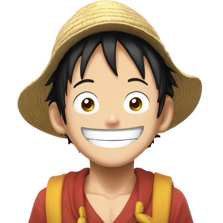 Luffy happy emoji