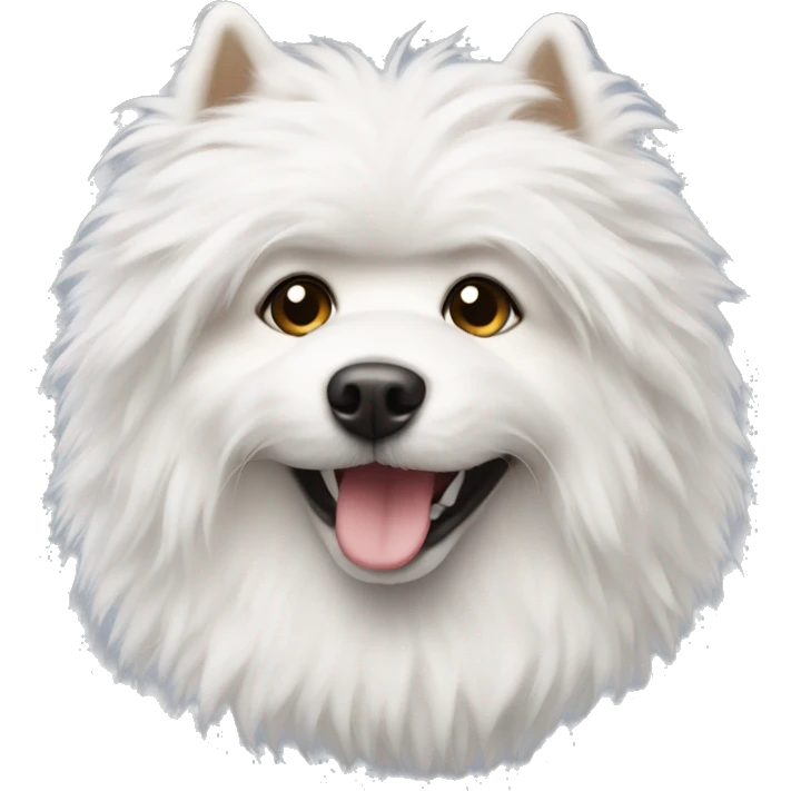 White fluffy dog emoji