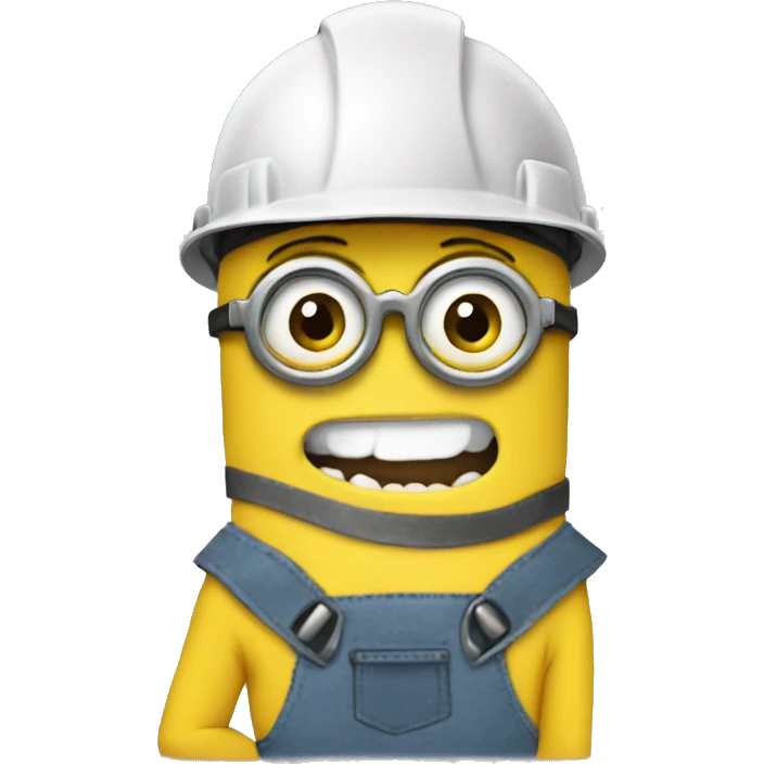 minion as a civil engineer emoji