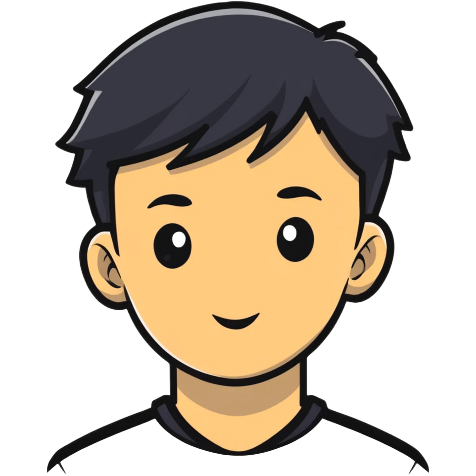 Asian descent boy face emoji