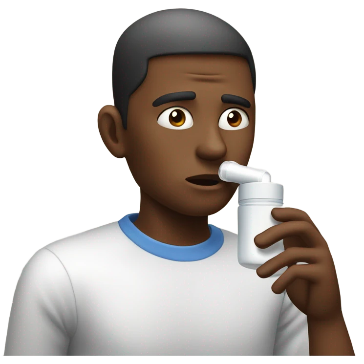 person inhaling salt emoji