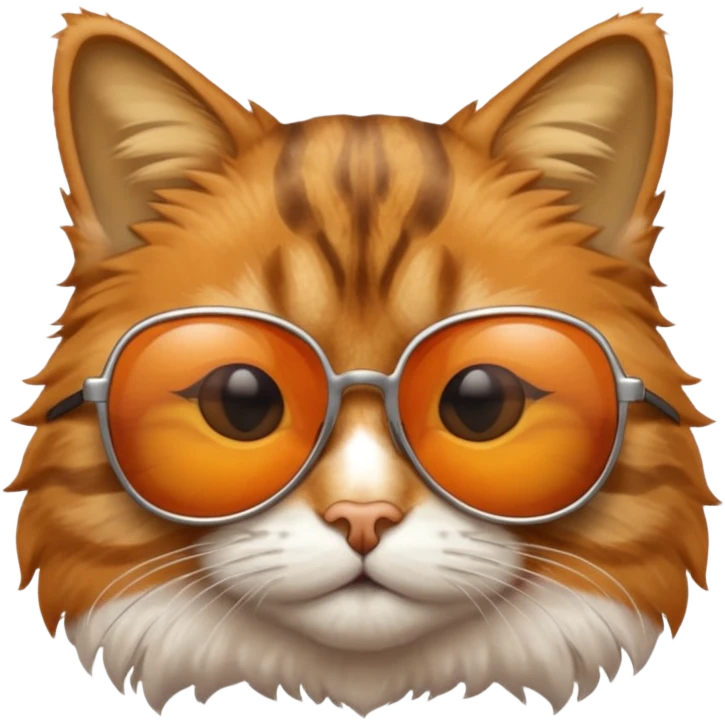 Cat wearing sunglasses emoji