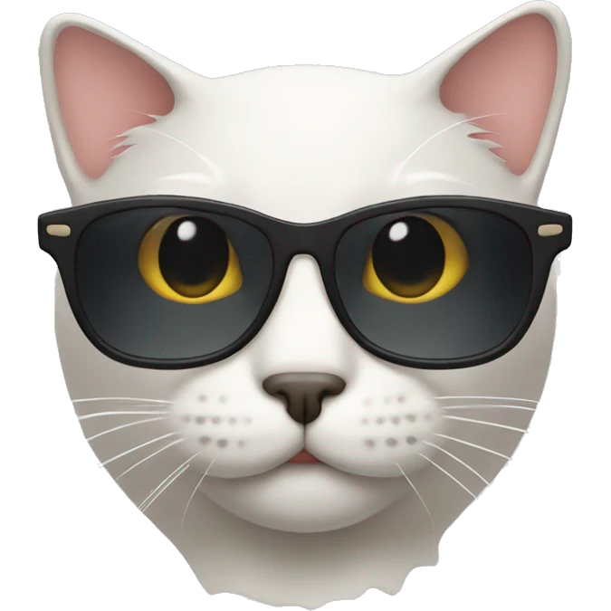 Cat with sunglasse emoji