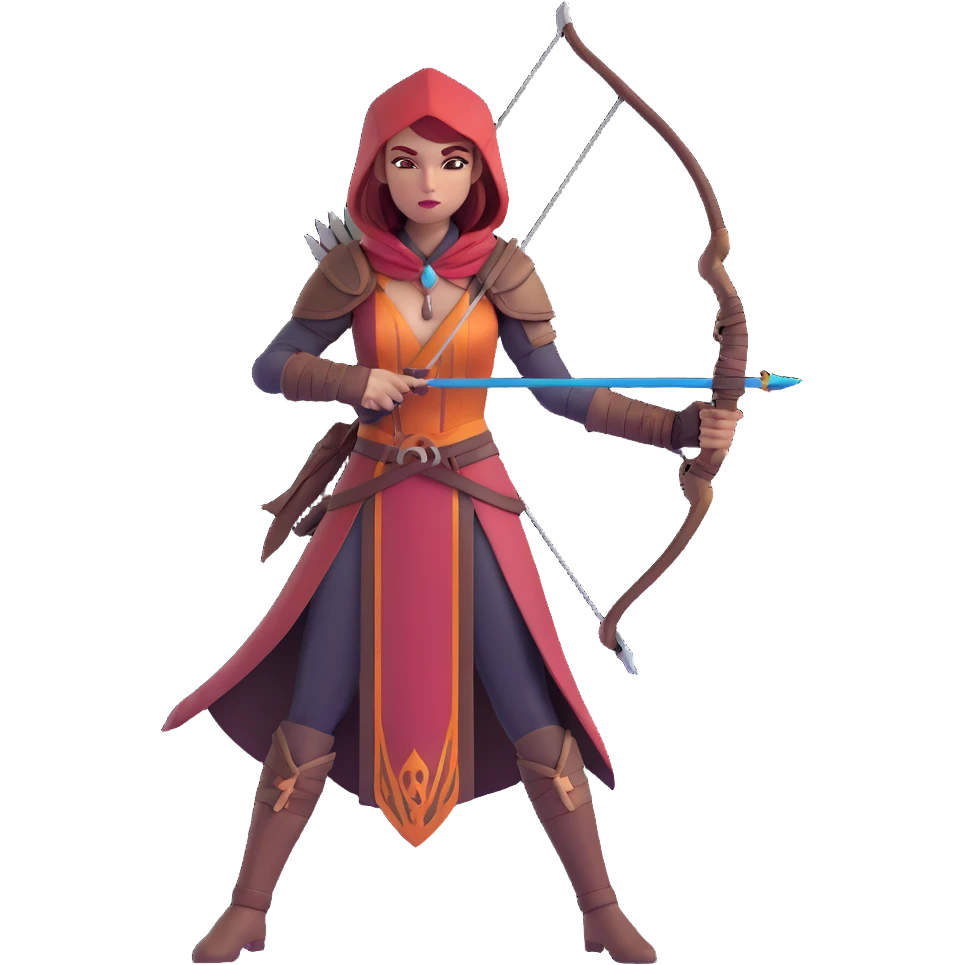 Leliana from Dragon Age as a spymaster with bow emoji