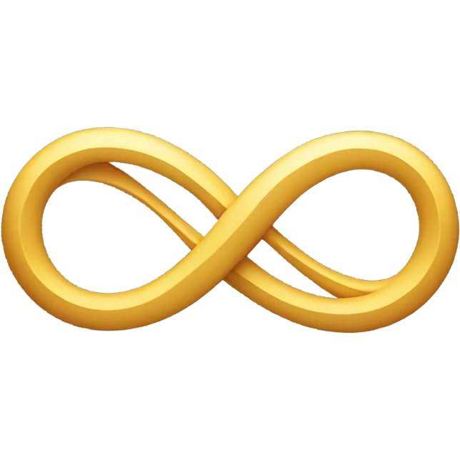 infinity sign emoji