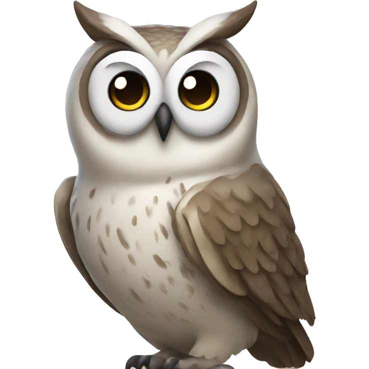 owl thinks emoji